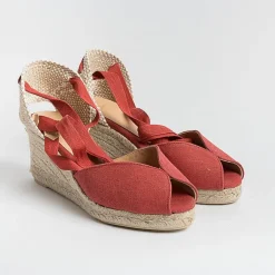 CASTAÑER Sandals With Heel*Castaner - Sandals With Heels - Espadrilles - Bilina 6 - Red Carmine