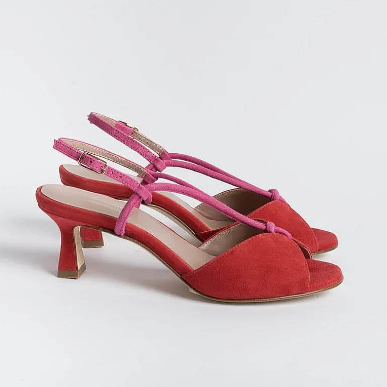 CHEVILLE Sandals With Heel* - Sandals With Heels - Alida - Fuchsia Red