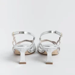 CHEVILLE Wedding Shoes* - Sandals With Heel - Clizia - Silver