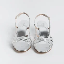 CHEVILLE Wedding Shoes* - Sandals With Heel - Clizia - Silver