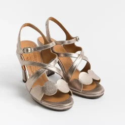CHIE MIHARA - Collezione Donna Sandals With Heel*Chie Mihara - Sandals With Heels - Arana - Champagne Laminate