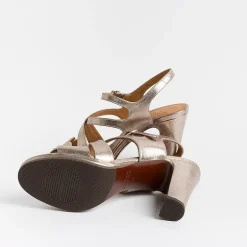 CHIE MIHARA - Collezione Donna Sandals With Heel*Chie Mihara - Sandals With Heels - Arana - Champagne Laminate