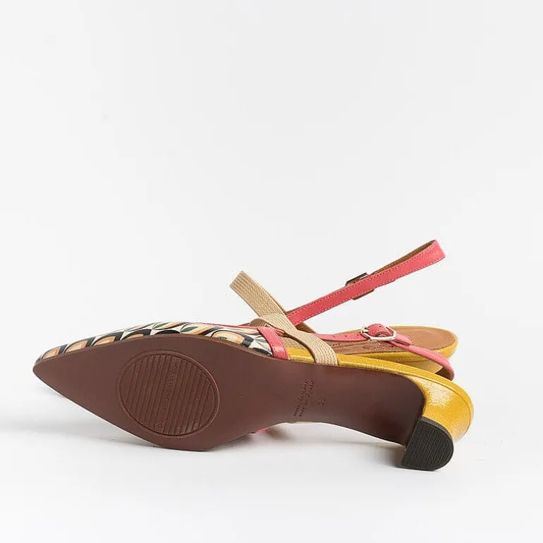 CHIE MIHARA - Collezione Donna Slingbacks*Chie Mihara - Sling Back - Haya - Fuchsia/ Multi