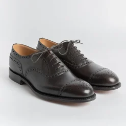 Church's Derby And Oxford Shoes* - Diplomat Derby Brogue - Superior Burnt Calf
