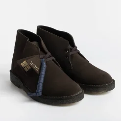CLARKS - Collezione Uomo Poles*Clarks - Polish - Desert Coal - Brown Suede