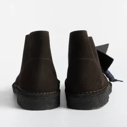CLARKS - Collezione Uomo Poles*Clarks - Polish - Desert Coal - Brown Suede