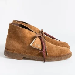 CLARKS - Collezione Uomo Poles*Clarks - Polish - Desert Coal - Ginger Suede