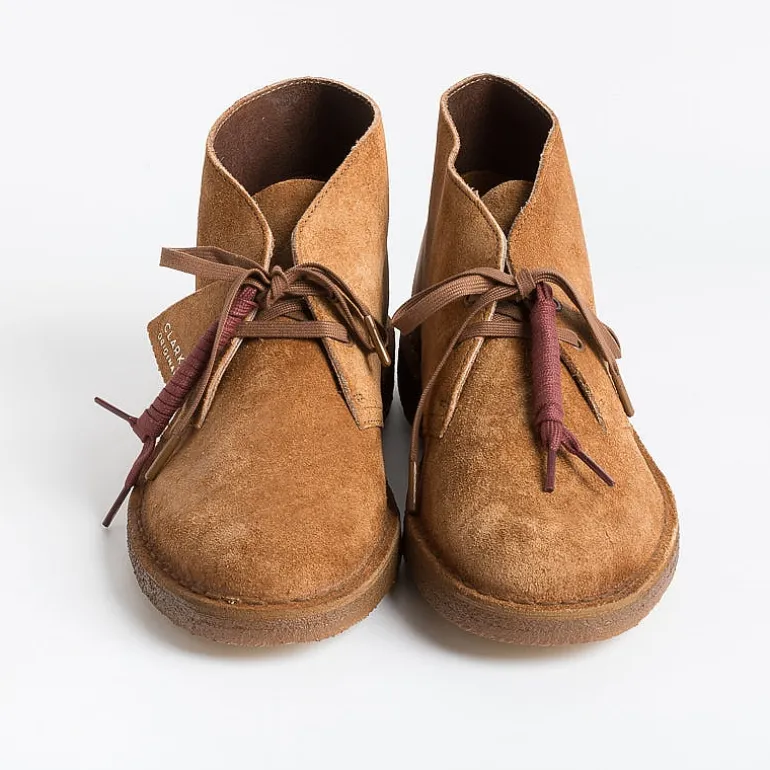 CLARKS - Collezione Uomo Poles*Clarks - Polish - Desert Coal - Ginger Suede