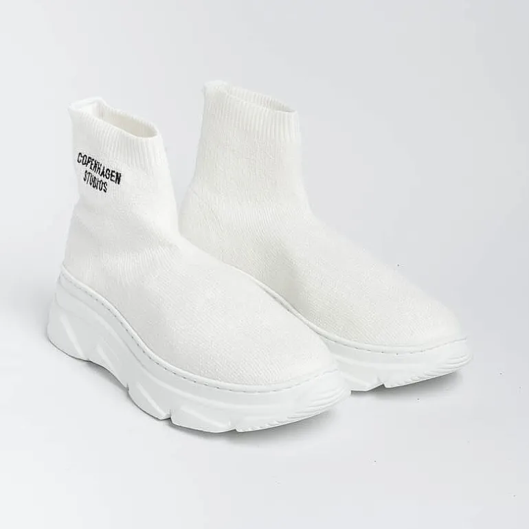 COPENHAGEN Sneakers* - Boot Sneakers - Cph198 - White