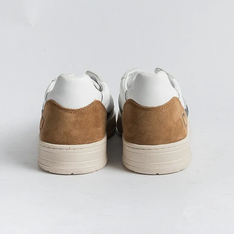 DATE Sneakers* - Sneakers - Court 2.0 - Vintage Calf White Camel