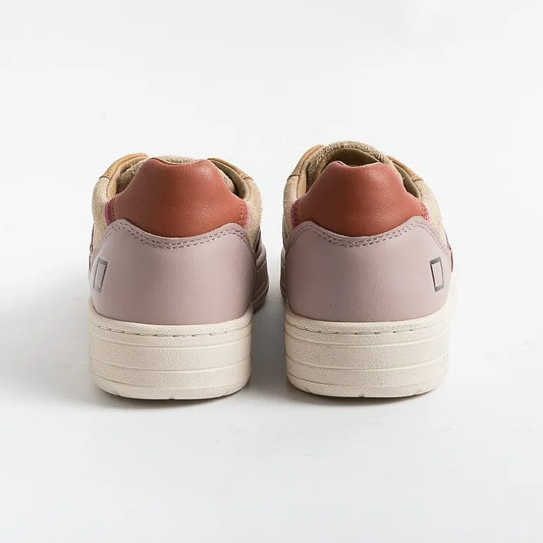 DATE Sneakers* - Sneakers - Court 2.0 Hairy Beige - Beige Orange