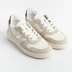 DATE Sneakers* - Sneakers - Court 2.0 Vintage Calf - Ivory Leopard