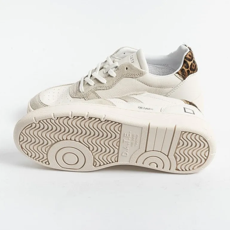 DATE Sneakers* - Sneakers - Court 2.0 Vintage Calf - Ivory Leopard