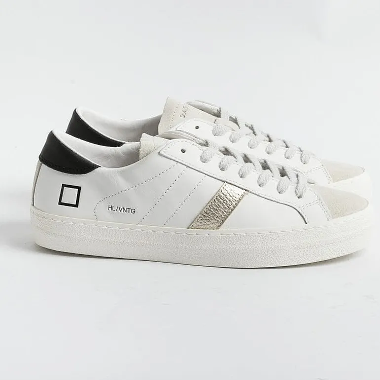 DATE Sneakers* - Sneakers - Hill Low Vintage Calf - Platinum White