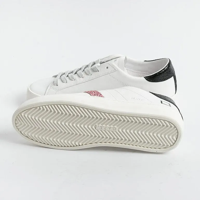 DATE Sneakers* - Sneakers - Hill Low Vintage Calf White Petal - White Pink