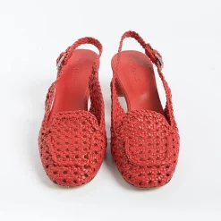DEL CARLO Slingbacks* - Sling Back - 11503 - Miro - Poppy Weaving