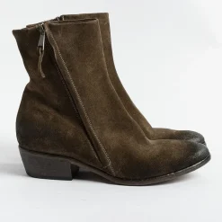 Elena Iachi Ankle Boots* - Texan Boot E3533 - Hombre Bark Wash