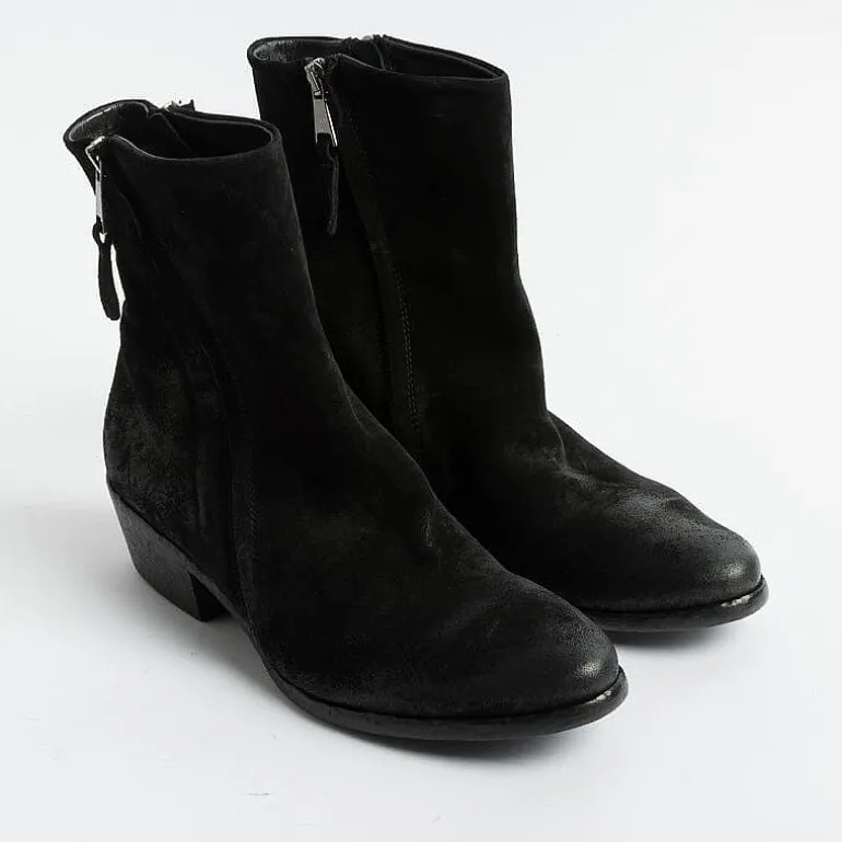 Elena Iachi Ankle Boots* - Texan Boot E3533 - Hombre Black Wash