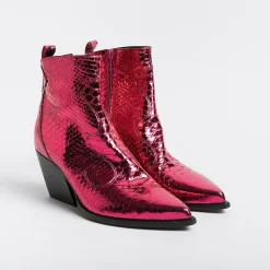 Elena Iachi Ankle Boots* - Texan Boot E2040 - Bangkok Peony