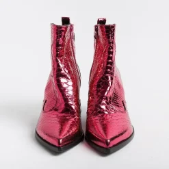 Elena Iachi Ankle Boots* - Texan Boot E2040 - Bangkok Peony