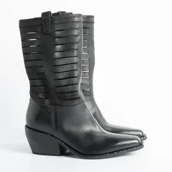 Elena Iachi Boots* - Texan Boots E2882 - Black Boston