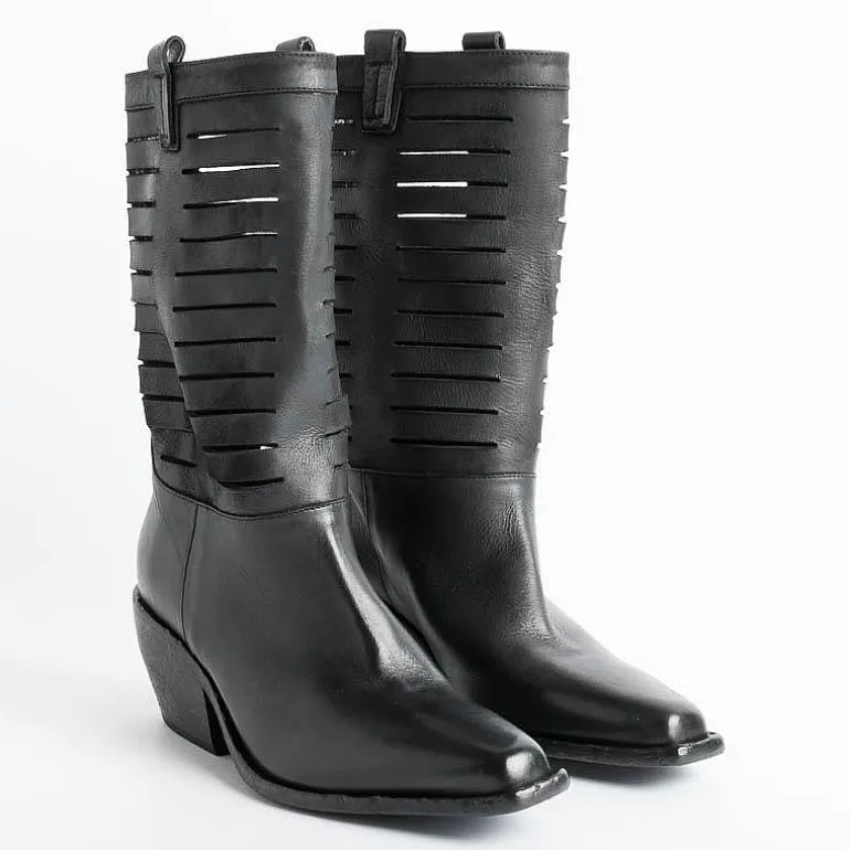 Elena Iachi Texans* - Texan Boots E2882 - Black Boston