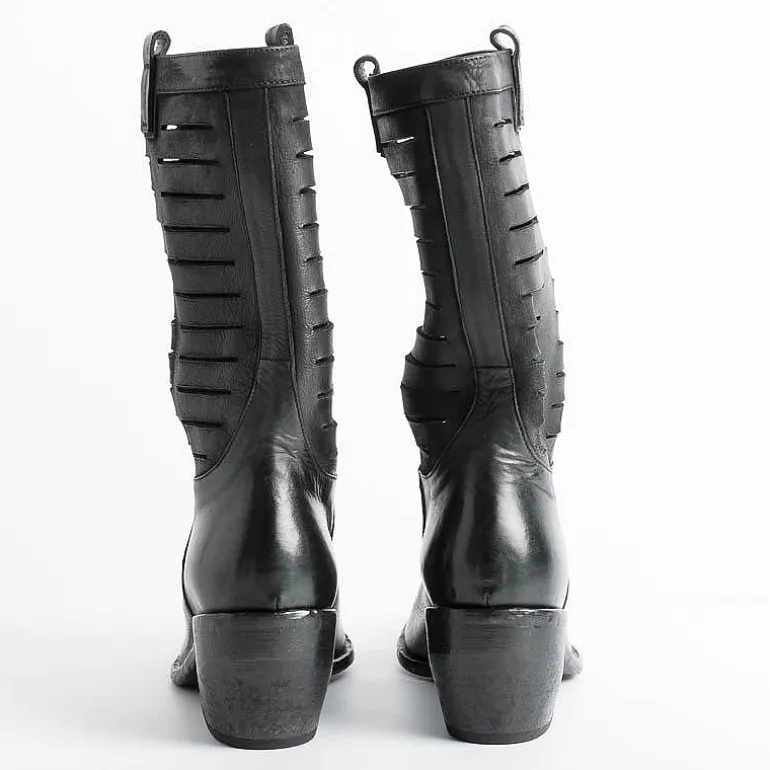 Elena Iachi Texans* - Texan Boots E2882 - Black Boston