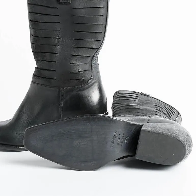 Elena Iachi Texans* - Texan Boots E2882 - Black Boston