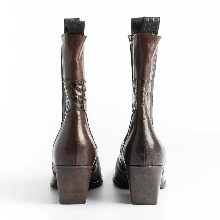 Elena Iachi Boots* - Texan Boots E2479 - Dark