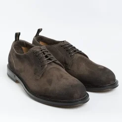 FABI Derby And Oxford Shoes* - Derby -Fu0842 - Vintage Dark Brown Suede