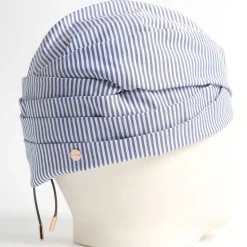 FLAPPER - Genevieve Xhaet Hats And Caps*Flapper - Elisabeth - White And Blue