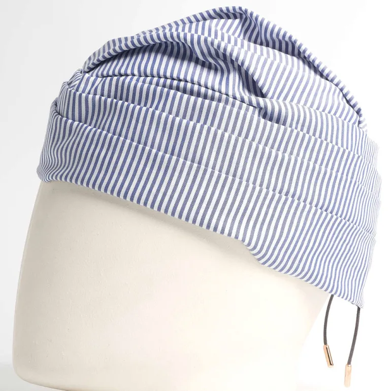 FLAPPER - Genevieve Xhaet Hats And Caps*Flapper - Elisabeth - White And Blue
