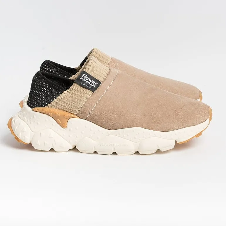 FLOWER MOUNTAIN Sneakers* - Camp Uni Sneakers - Shearling Beige