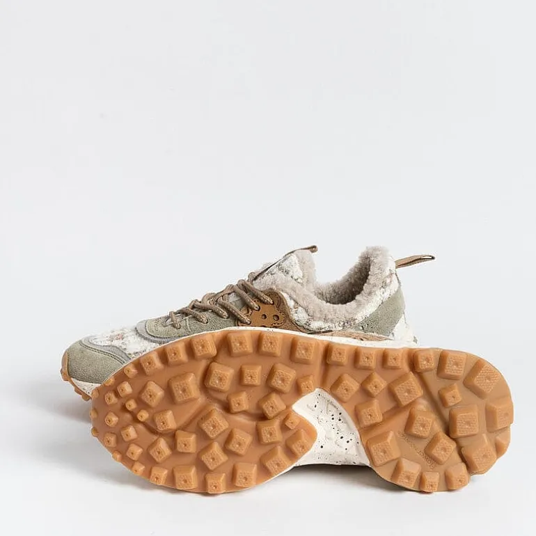FLOWER MOUNTAIN Sneakers* - Kotetsu 1E05 Sneakers - Beige