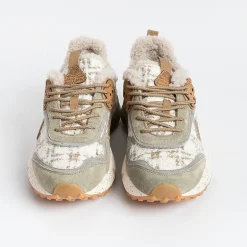 FLOWER MOUNTAIN Sneakers* - Kotetsu 1E05 Sneakers - Beige