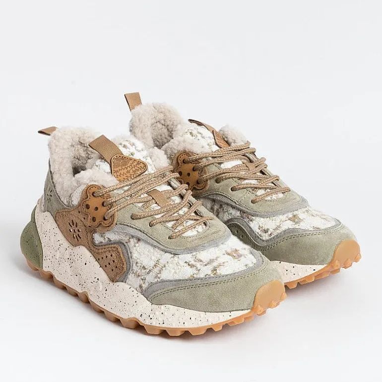 FLOWER MOUNTAIN Sneakers* - Kotetsu 1E05 Sneakers - Beige