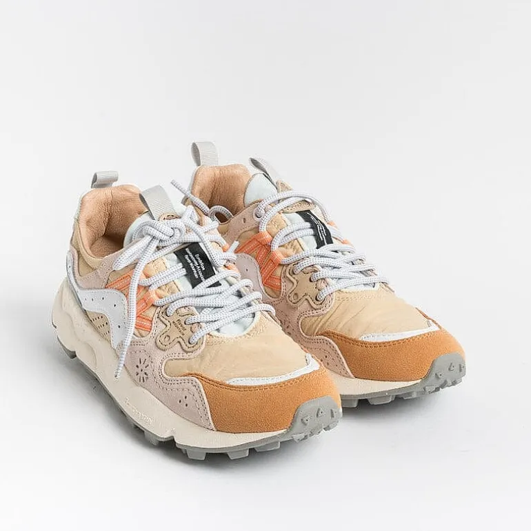 FLOWER MOUNTAIN Sneakers* - Yamano 3 1M08 Sneakers - Peach/ Beige