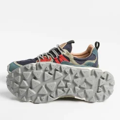 FLOWER MOUNTAIN Sneakers* - Yamano 3 Sneakers - 1C38 Blue/Turquoise Green