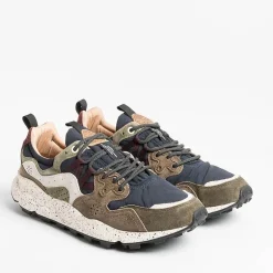 FLOWER MOUNTAIN Sneakers* - Yamano 3 Sneakers - 3D31 Blue / Brown