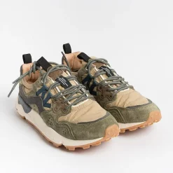 FLOWER MOUNTAIN Sneakers* - Yamano 3 Sneakers - Beige / Military