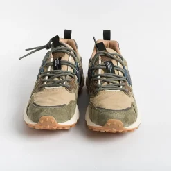 FLOWER MOUNTAIN Sneakers* - Yamano 3 Sneakers - Beige / Military