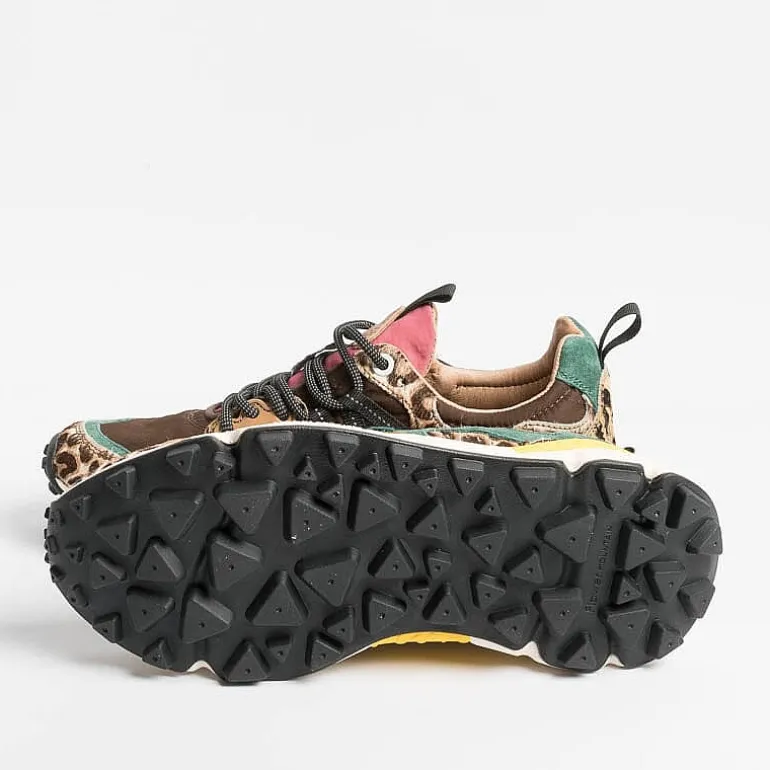 FLOWER MOUNTAIN Sneakers* - Yamano 3D31 Sneakers - Brown / Pony