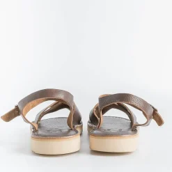 FRACAP Low Sandals* - Flat Sandals - Nebrasca - 305 Brown