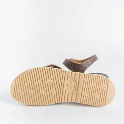 FRACAP Low Sandals* - Flat Sandals - Nebrasca - 305 Brown