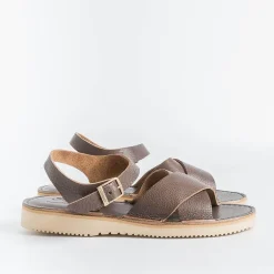 FRACAP Low Sandals* - Flat Sandals - Nebrasca - 305 Brown