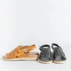 FRACAP Low Sandals* - Flat Sandals D177 - Nebrasca - 900 Tan