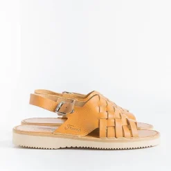 FRACAP Low Sandals* - Flat Sandals D177 - Nebrasca - 900 Tan
