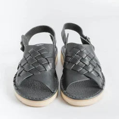 FRACAP Low Sandals* - Flat Sandals D177 - Nebrasca - Black