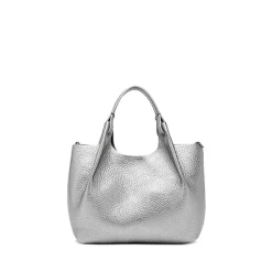 Gianni Chiarini Tote Bags* - Bs 9719 - Dua - Dark Silver Beaver