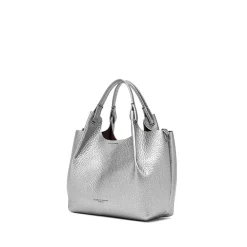 Gianni Chiarini Tote Bags* - Bs 9719 - Dua - Dark Silver Beaver